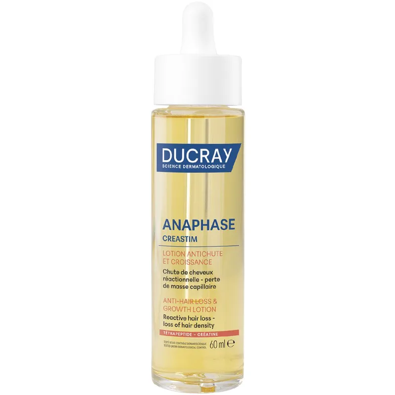 Ducray Anaphase Creastim Anti Hair Loss & Growth Lotion Λοσιόν Αγωγής Μαλλιών για την Αντιμετώπιση της Αντιδραστικής Τριχόπτωσης Μετά από Τοκετό, Άγχος, Κόπωση ή Αλλαγή Εποχής 60ml