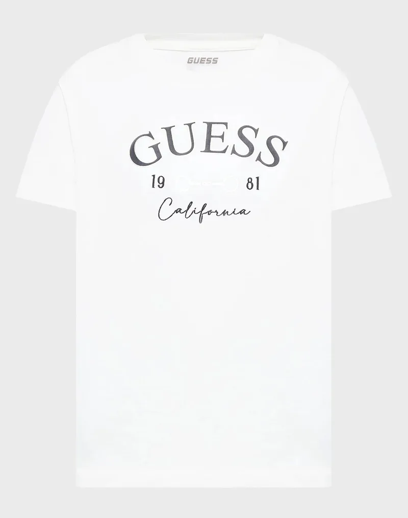 GUESS BEATRIZ CN SS T-SHIRT ΜΠΛΟΥΖΑ ΓΥΝΑΙΚΕΙΟ V6RI02J1314-G011 White