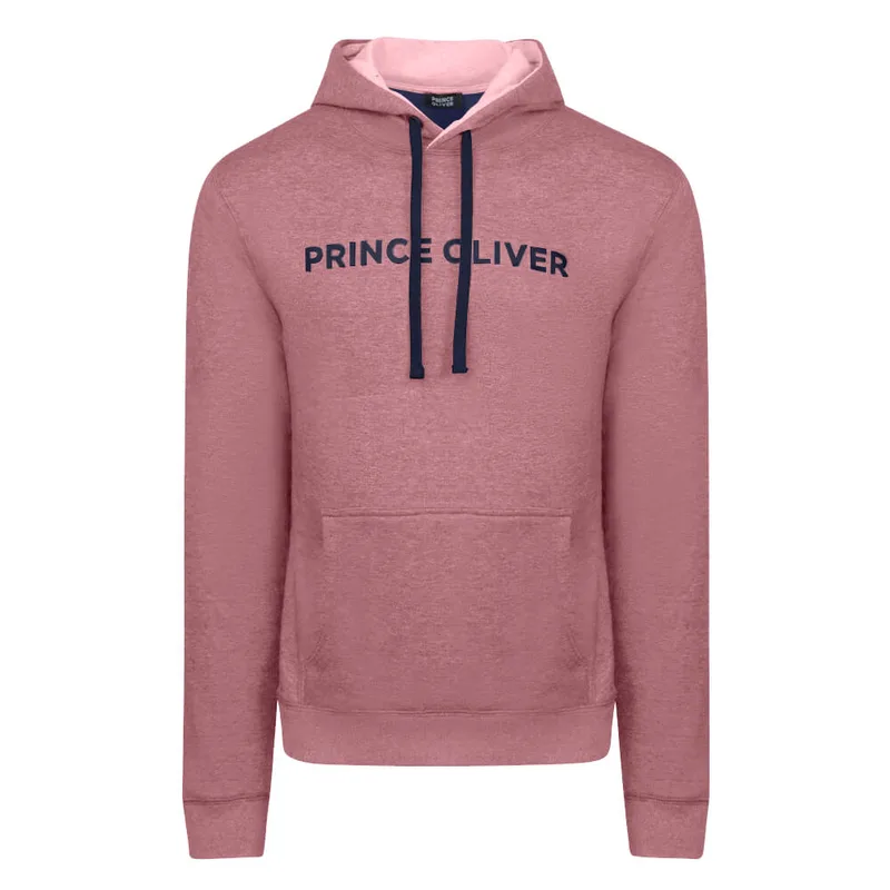 Prince Oliver Hooded Φούτερ Ροζ (Modern Fit) New Arrival