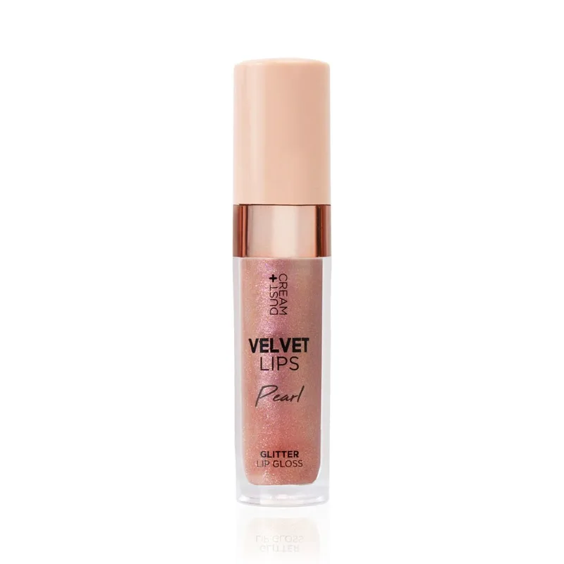LIP GLOSS VELVET LIPS ΜΕ GLITTER PEARL 5ML