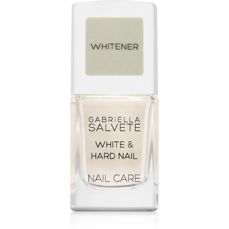 Gabriella Salvete Nail Care White & Hard Nail βάση βερνίκι νυχιών με ανθεκτικά αποτελέσματα 11 ml