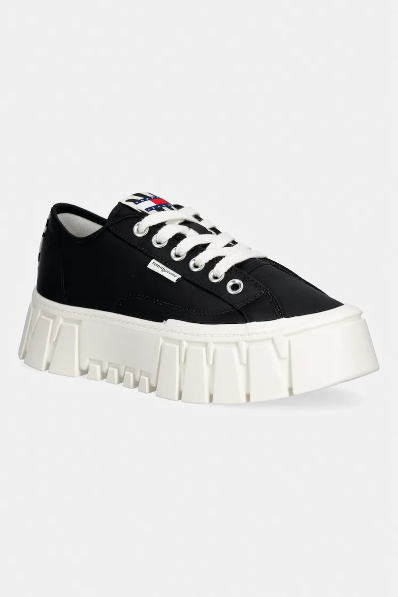 Tommy Jeans TJ PLATFORM SNEAKER ZEBRA sneakers γυναικεία