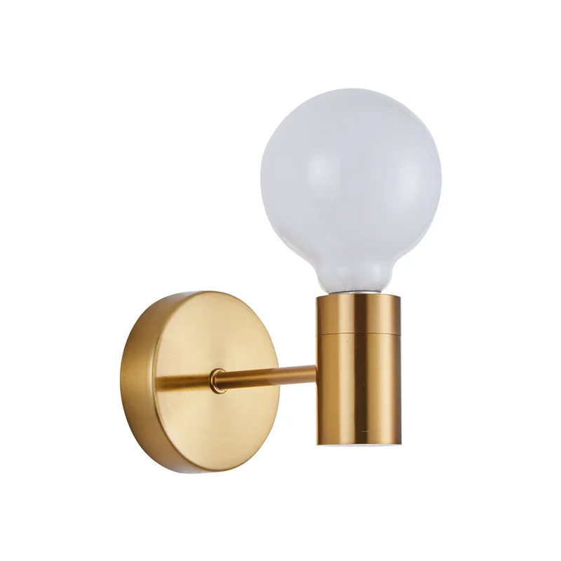 Απλίκα Τοίχου Homelighting Adept Tube 77-8252 Χρυσό Matt