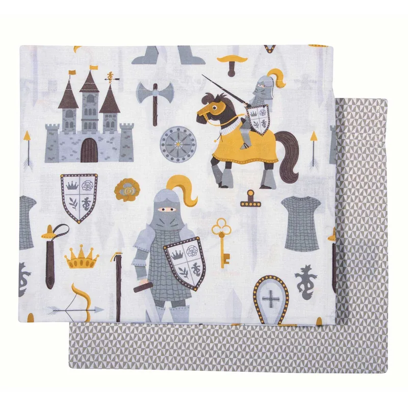 Σετ Σεντόνια Λίκνου 2 Τεμαχίων Greenwich Polo Club 8861 Cream-Grey 70x120