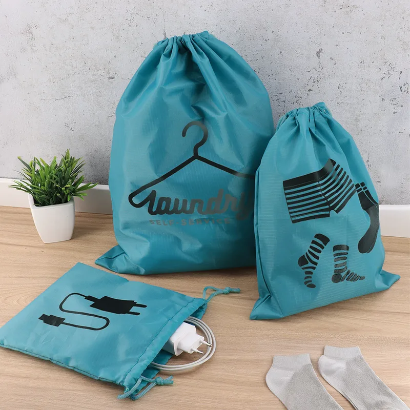 Θήκες Οργάνωσης Ταξιδίου (Σετ 3τμχ) T-D Drawstring Blue 20600119