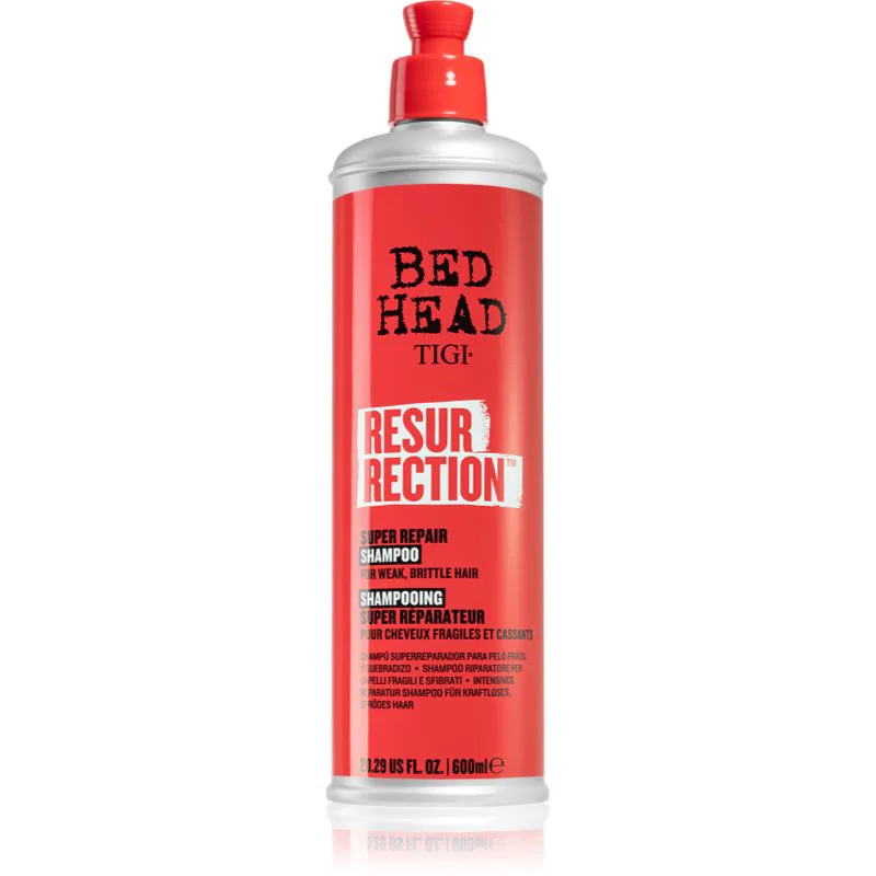 TIGI Repair System Resurrection Superrepair Shampoo θεραπευτικό σαμπουάν για αδύναμα, ταλαιπωρημένα μαλλιά 600 ml