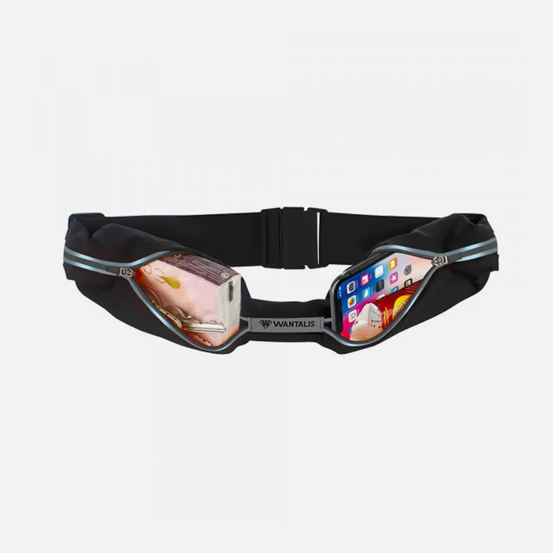 Wantalis 2 Poches Unisex Τσαντάκι Μέσης Για Τρέξιμο (9000089691_1469)