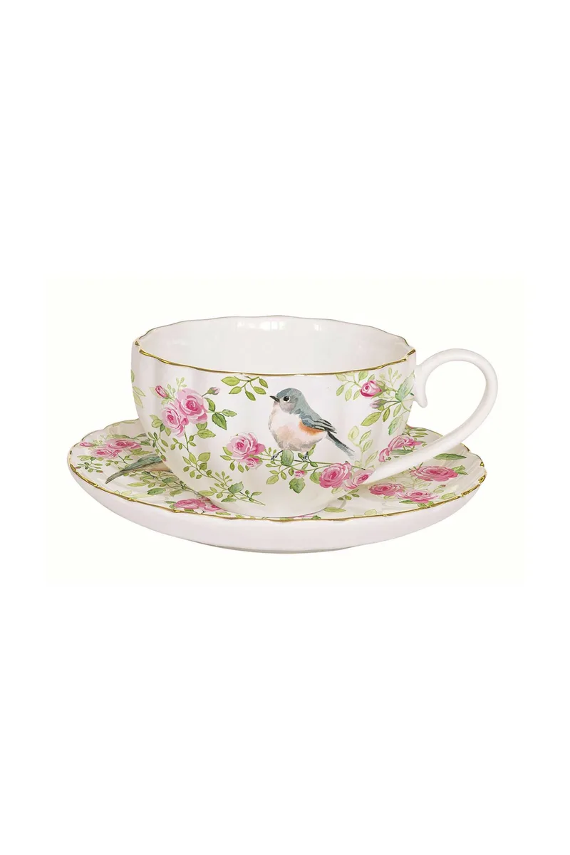DOMUS HOMUS πορσελάνινο φλυτζάνι τσαγιού "Spring Time" 200 ml - 20-21-446