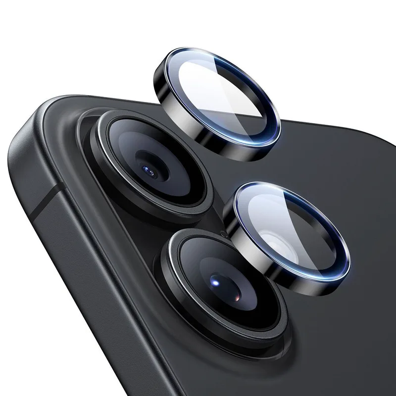 ESR Armorite Tempered Glass Camera Lens Black iPhone 17/16