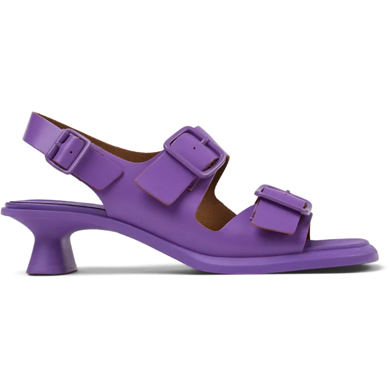 CAMPER Dina - Πέδιλα Για Γυναικεία - Μοβ, Μέγεθος 40, Smooth leather