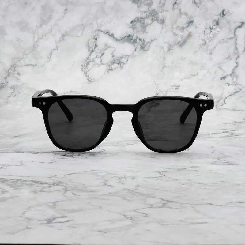 ROGER Tinted Sunglasses | Black | Gray Shades | Explicit Poets Sunglasses