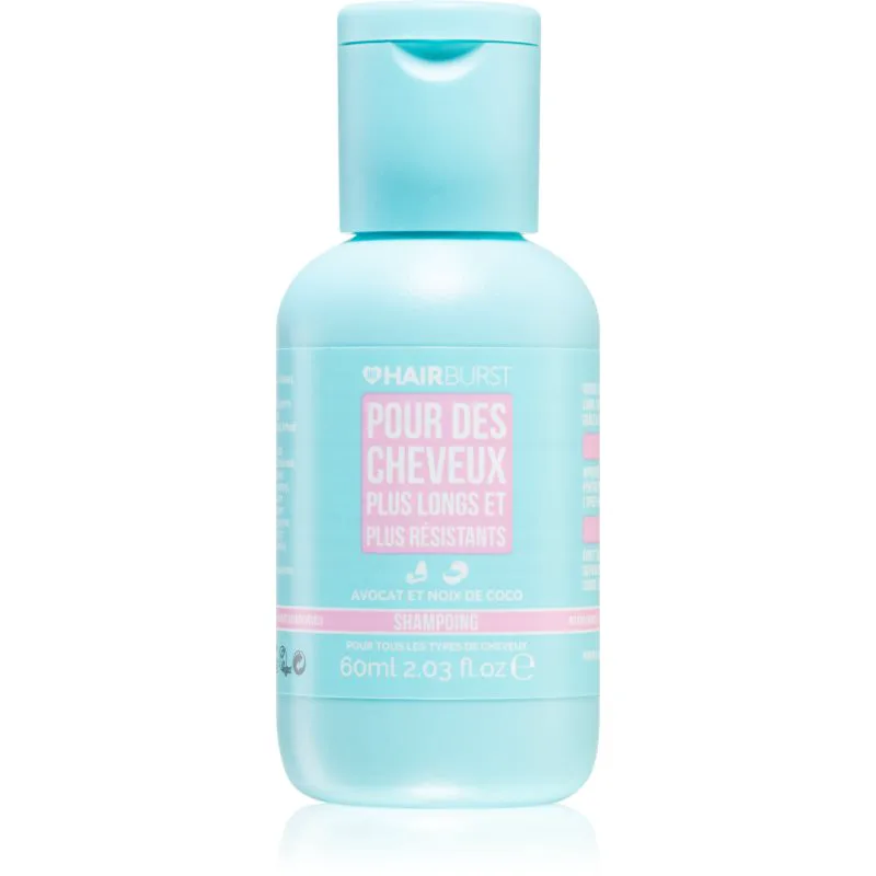 Hairburst Longer Stronger Hair ενυδατικό σαμπουάν για την ενίσχυση και λάμψη μαλλιών 60 ml