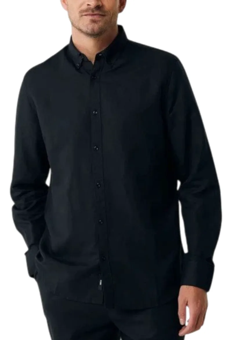 Πουκάμισο Μακρυμάνικο Mexx Caleb MF007200151M-Black Ανδρικό
