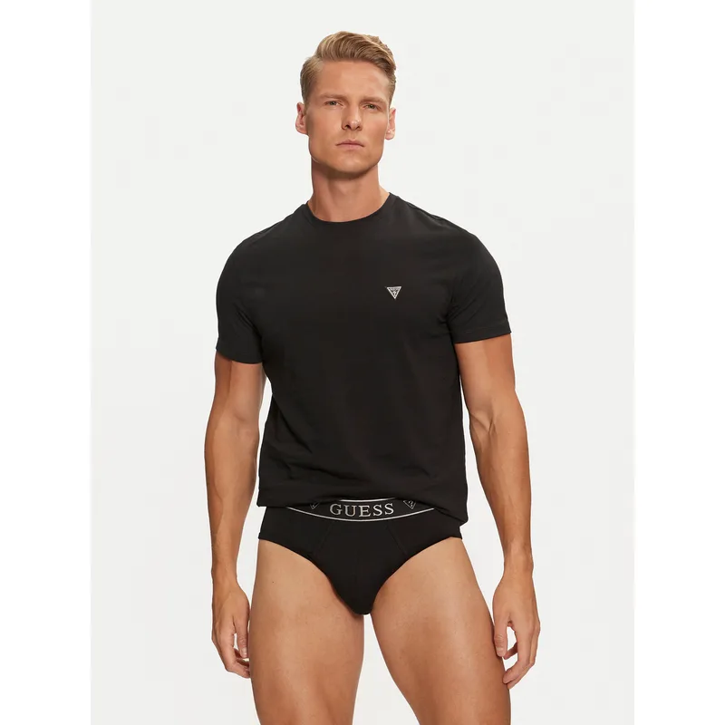 Guess Πιτζάμα U4BG86 KCD31 Μαύρο Regular Fit