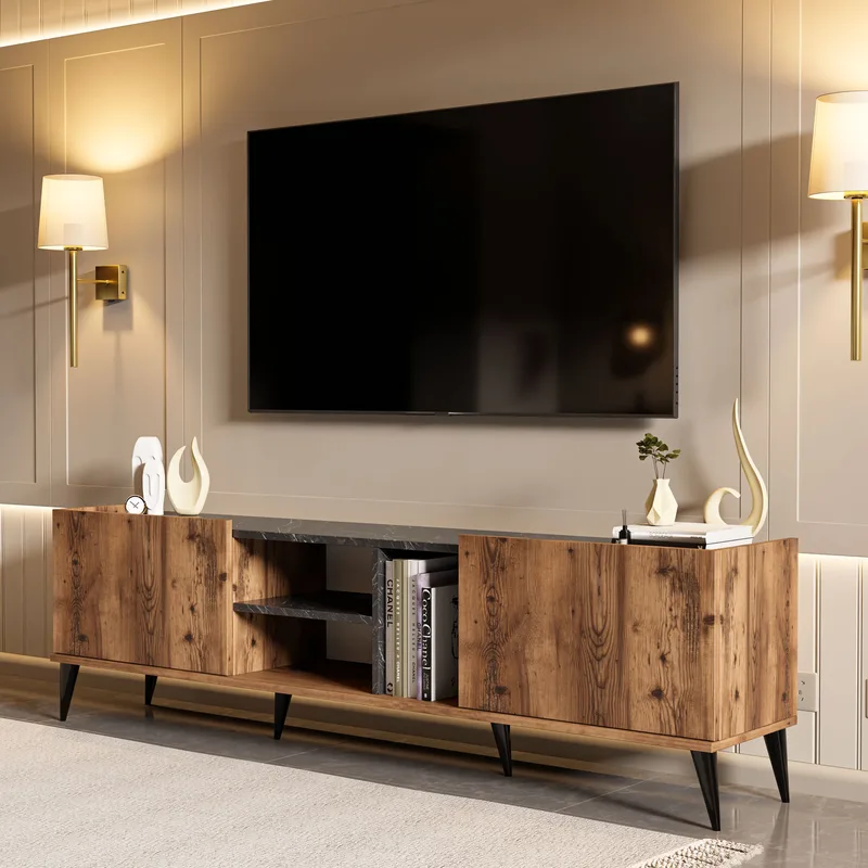 Έπιπλο Τηλεόρασης ,1330 Elegante Μ180xΠ34xΥ52 εκ., All4home