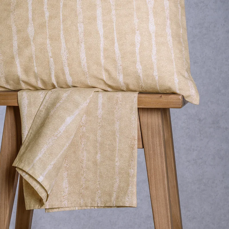 Σετ Σεντόνι Με 2 Μαξιλαροθήκες Polycotton Υπέρδιπλο Με Λάστιχο 160x200+32εκ. Kai Μπεζ Casual Line Mini Melinen 20006049 (Τύπος κατωσέντονου: Με Λάστιχο, Ύφασμα: 50% Cotton-50% Polyester, Χρώμα: Μπεζ, Μέγεθος: Υπέρδιπλα) - MELINEN - 20006049