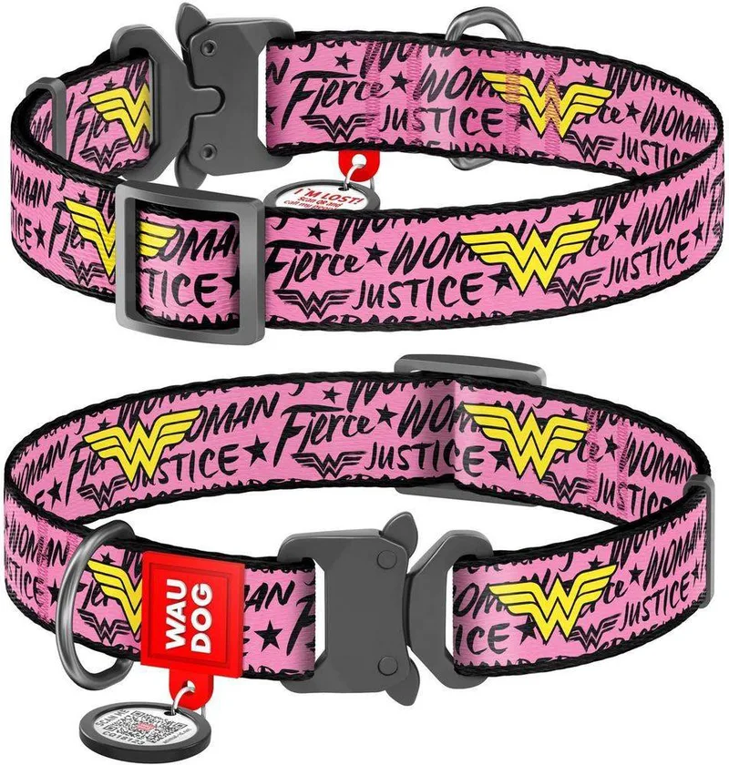 ΠΕΡΙΛΑΙΜΙΟ WAUDOG WONDER WOMAN METAL FASTEX (25MM / 31-49CM)