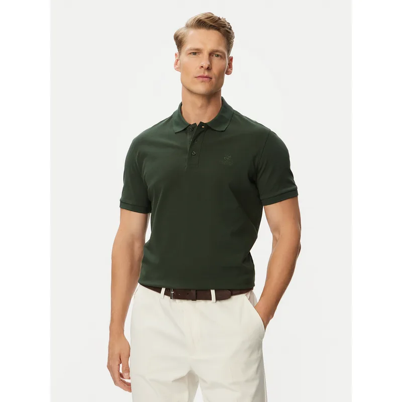 Beverly Hills Polo Club Polo P-SS26M-P42560 Σκούρο πράσινο Regular Fit