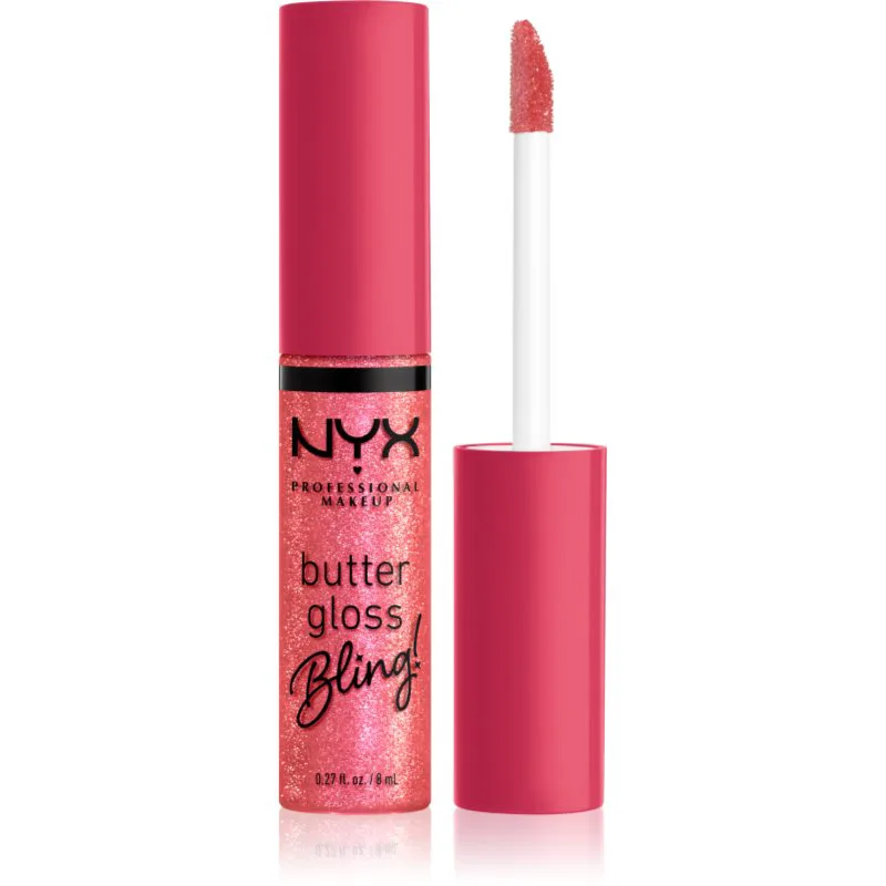 NYX Professional Makeup Butter Gloss Bling λιπ γκλος αστραφτερό απόχρωση 05 She Got Money 8 ml