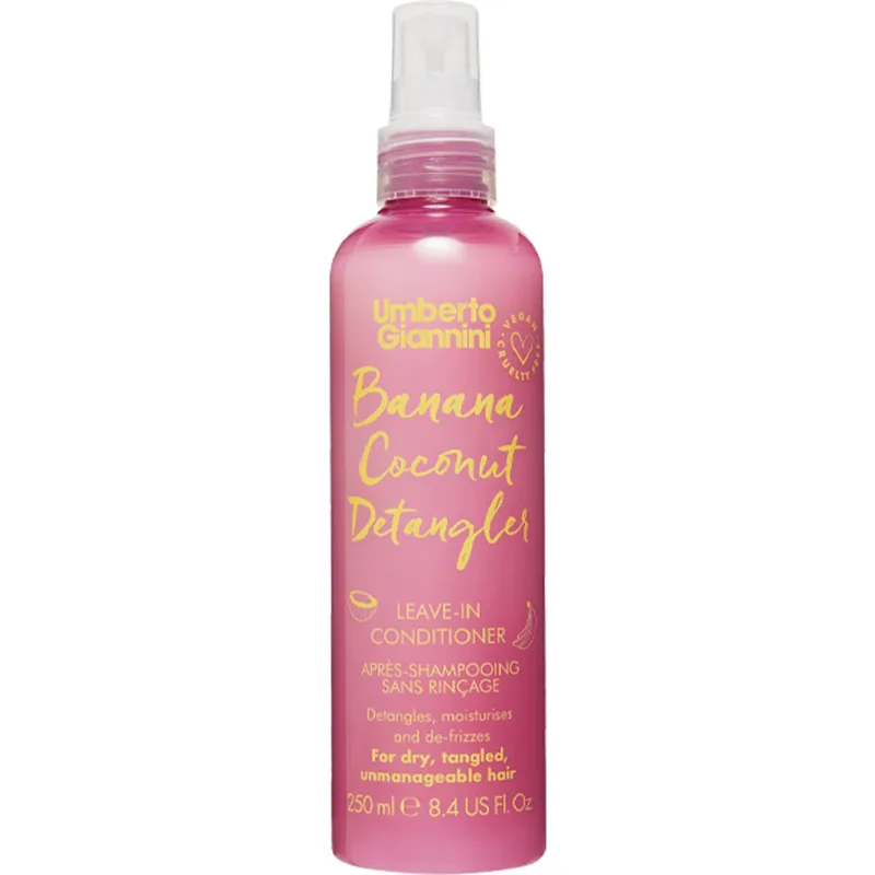 Umberto Giannini Banana Coconut Detangler Leave-In Conditioner Σπρέι για τα Μαλλιά που Ξεμπερδεύει, Ενυδατώνει & Ξεφριζάρει με Μπανάνα & Εκχύλισμα Καρύδας 250ml