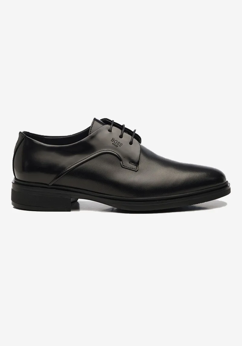 Boss Shoes Δερμάτινα Παπούτσια της σειράς Point - C7786 Black Point