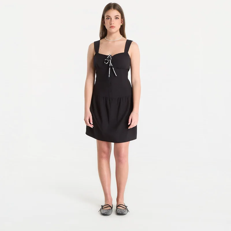Φόρεμα Karl Lagerfeld Jeans Strappy Mini Dress Black M