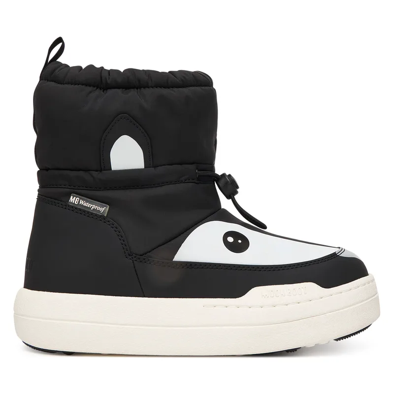 Μπότες Χιονιού Moon Boot Mb Jr Park Tube Mid Animal Wp 80D3440100 D Μαύρο