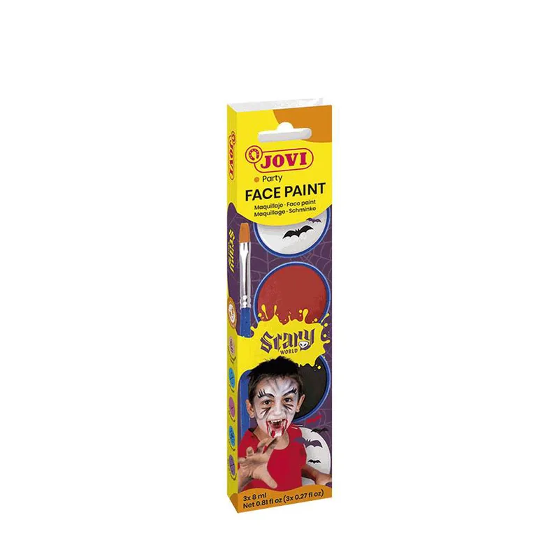 Jovi Σετ Bαφής Προσώπου σε Blister Scary 3x8ml με Αξεσουάρ 174SD