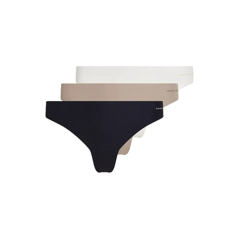 Εσώρουχα και μποξεράκια εγκυμοσύνης Tommy Hilfiger 3 PACK RAW CUT BRAZILIAN BRIEF WOMEN