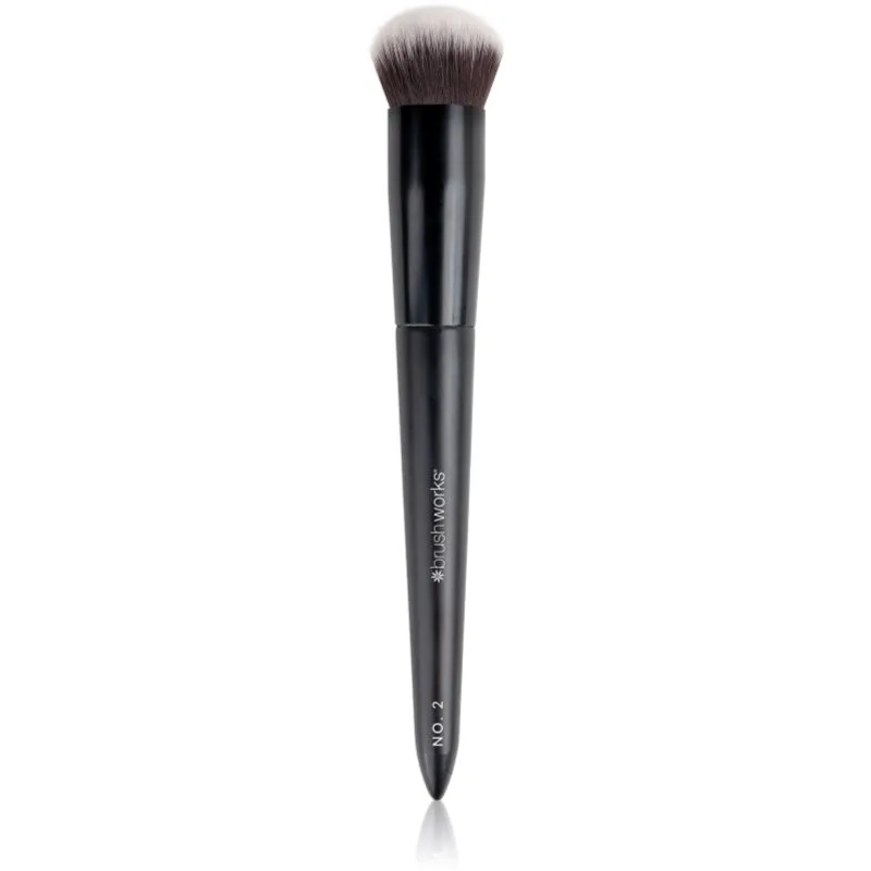 Brushworks Buffing Foundation Brush πινέλο για μεικ απ τύπος NO. 2 1 τμχ