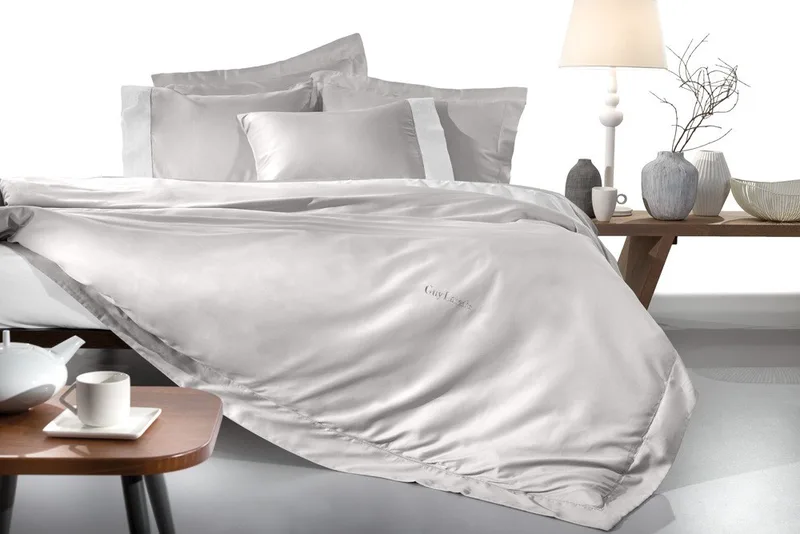 Σεντόνι King Size Guy Laroche Silky Silver 270x280