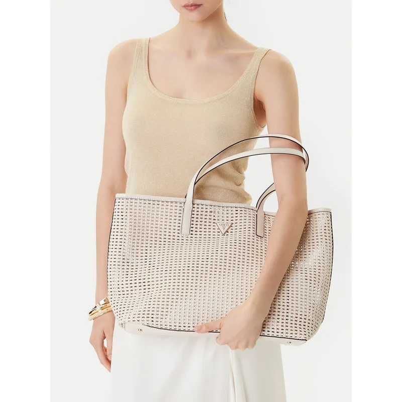 Τσάντα Guess Brigitta HWWZ72 06240 Εκρού