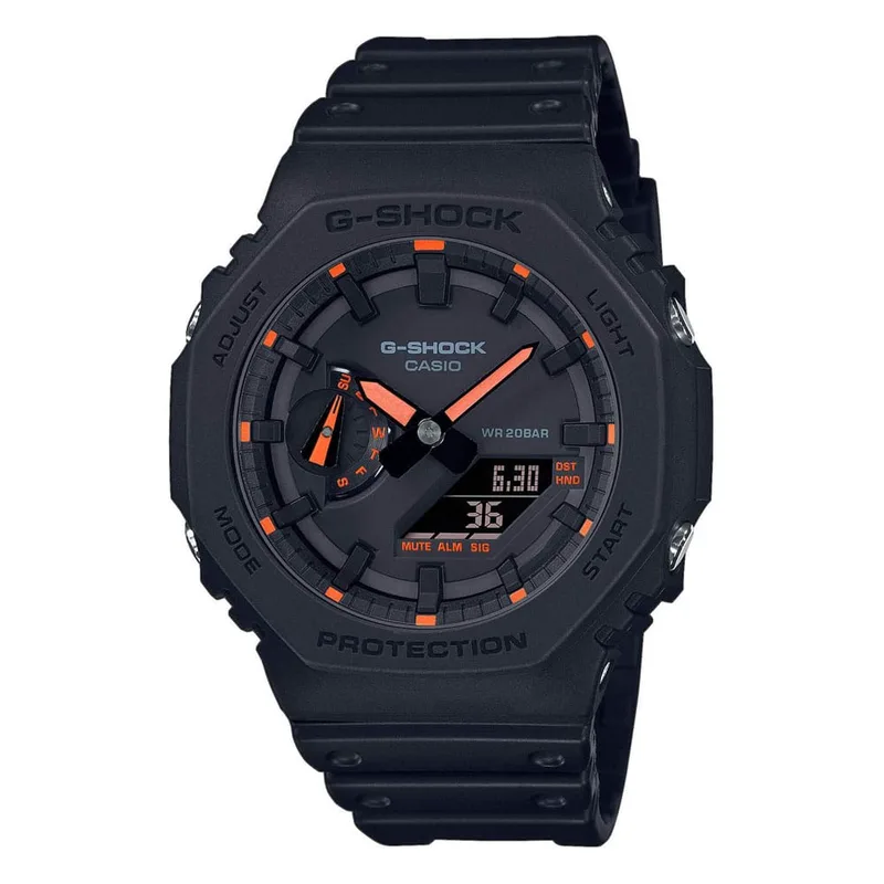 CASIO G-Shock Black Rubber Strap GA-2100-1A4ER