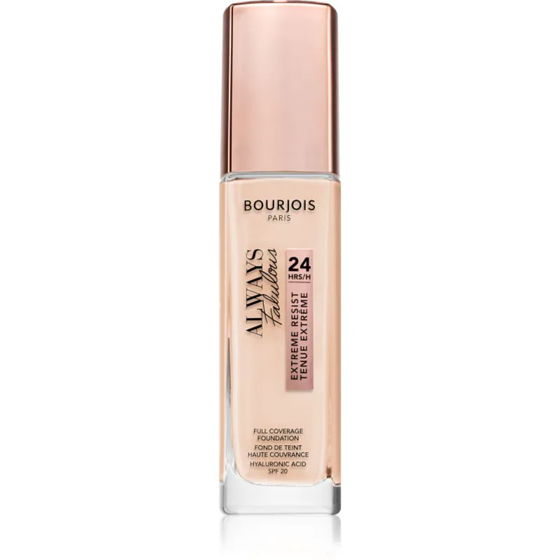 Bourjois Always Fabulous μακράς διαρκείας μεικ απ SPF 20 απόχρωση 105 Natural Ivory 30 ml