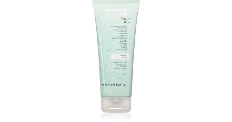 Medavita Choice Clear nourishing mask for colored hair 200 ml