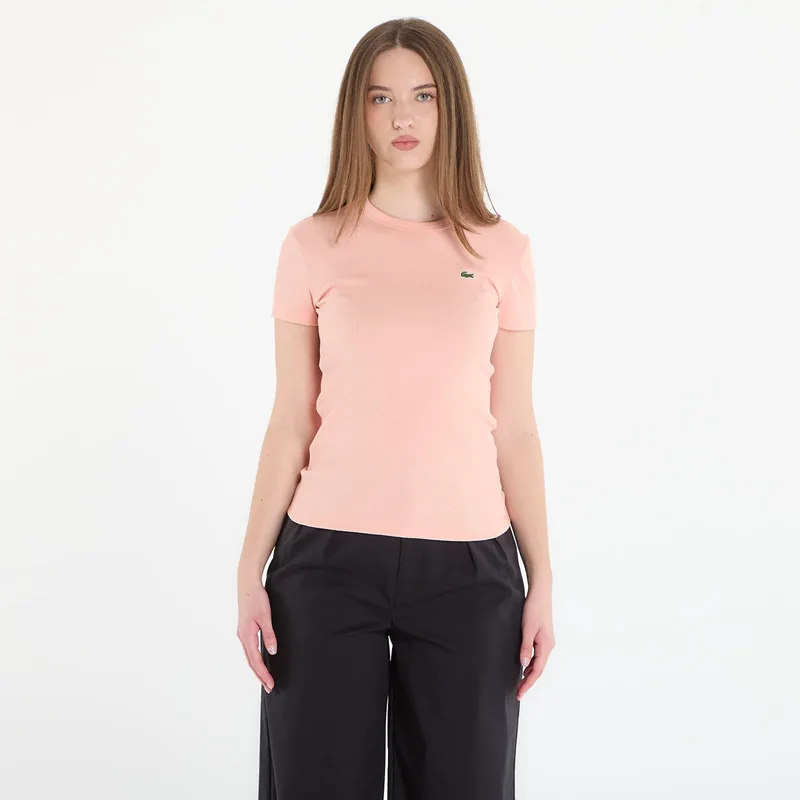 T-shirt LACOSTE Tee-Shirt Rose 38