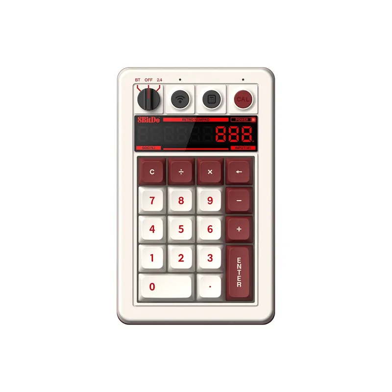 8BitDo Retro 18 Mechanical Numpad 2.4G/USB/Bluetooth Fami Edition