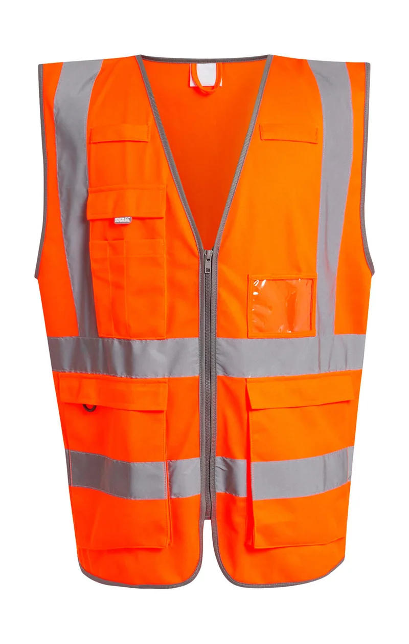Pro Hi-Vis Executive Vest Regatta High Visibility TRS251 Πορτοκαλί