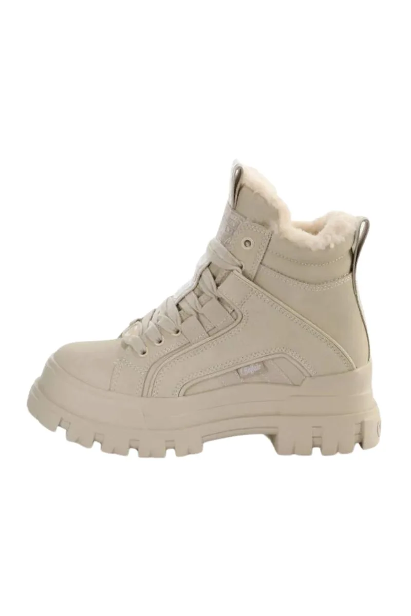 BUFFALO μποτάκια με γούνα ASPHA NC MID WARM - Μπεζ-1622185-CHECKERBOARD