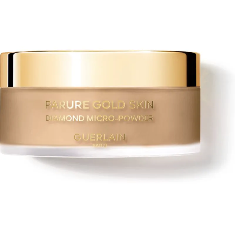 GUERLAIN Parure Χρυσό Skin Diamond Micro-Powder πούδρα σε σκόνη με λάμψη απόχρωση 04 Deep / Foncé 35 γρ