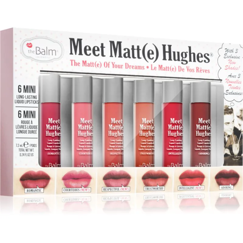 theBalm Meet Matt(e) Hughes Vol. 12 ματ σετ για τα χείλη