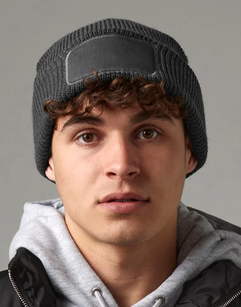 Thinsulate Printers Beanie Beechfield B440 Graphite Grey