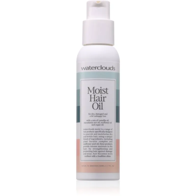 Waterclouds Moist Hair Oil λάδι για ξηρά και κατεστραμμένα μαλλιά 70 ml