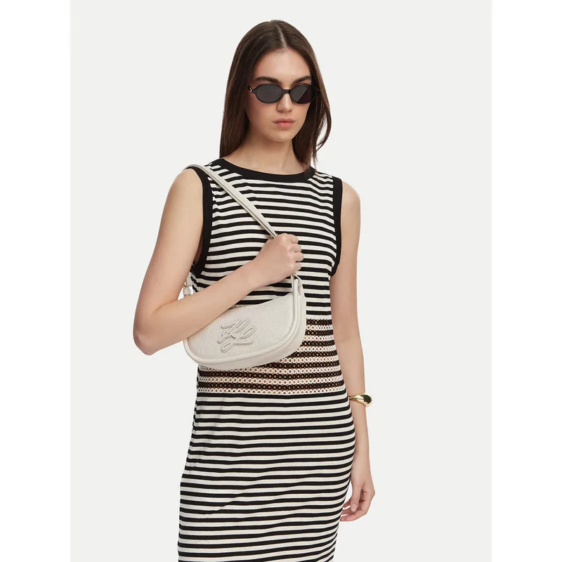 Τσάντα KARL LAGERFELD B2W30235 Λευκό