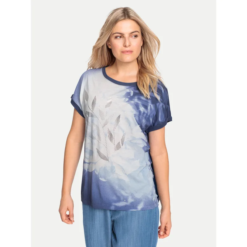 Olsen T-Shirt 11105088 Σκούρο μπλε Regular Fit
