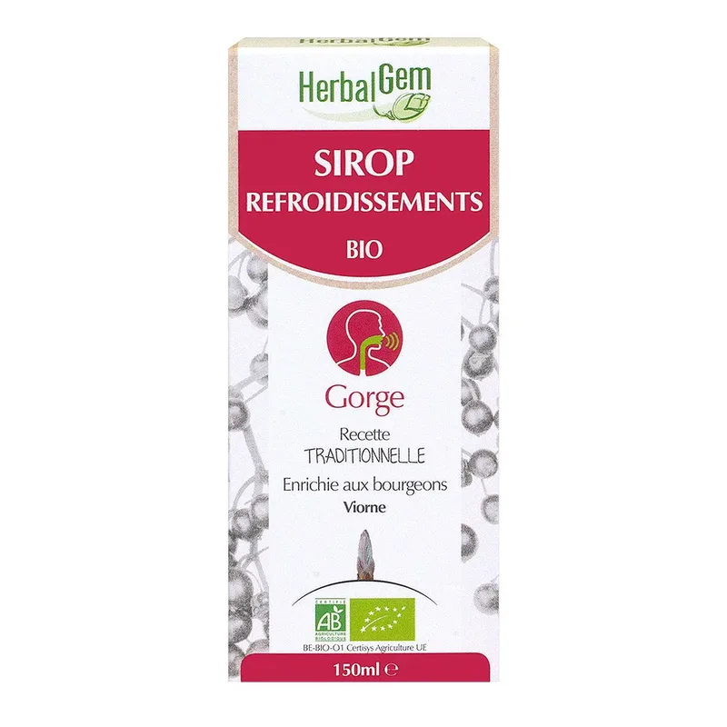 Herbalgem Organic Throat Soothing Syrup 150ml
