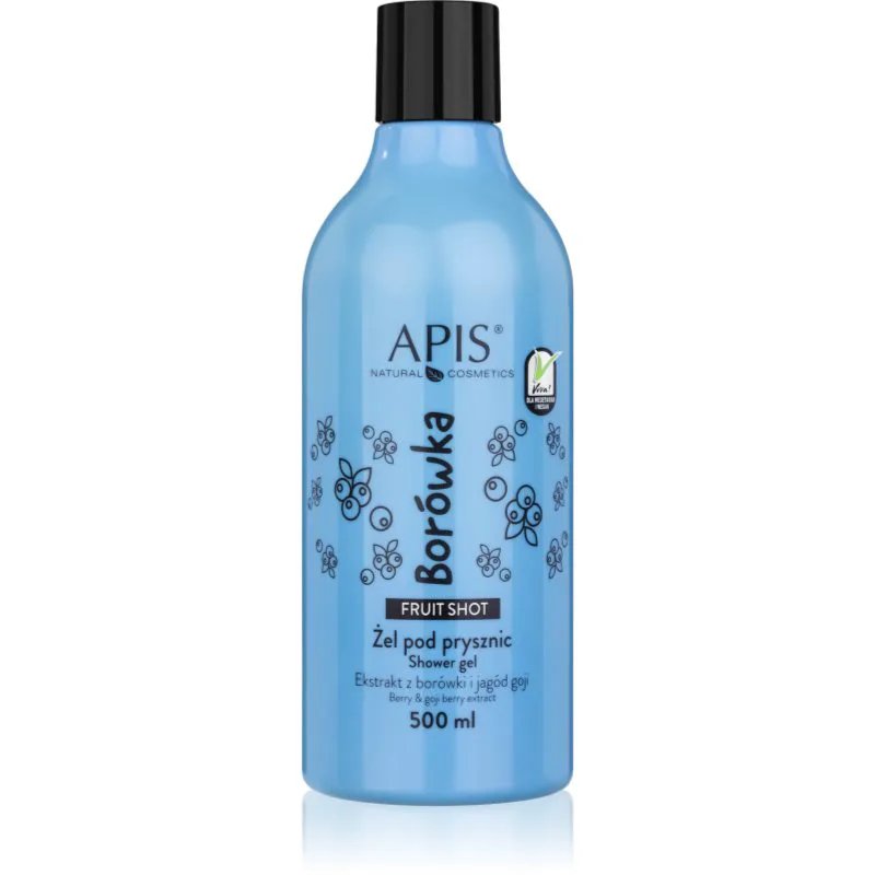 Apis Natural Cosmetics Fruit Shot Blueberry τζελ για ντους 500 ml