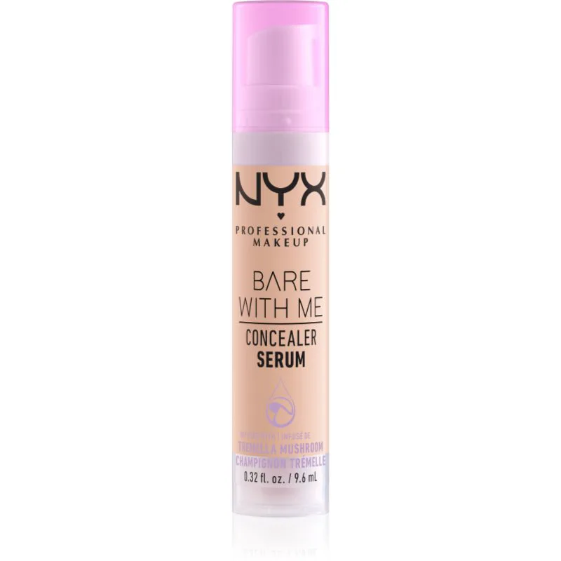 NYX Professional Makeup Bare With Me Concealer Serum ενυδατικός διορθωτής 2 σε 1 απόχρωση 02 Light 9,6 ml