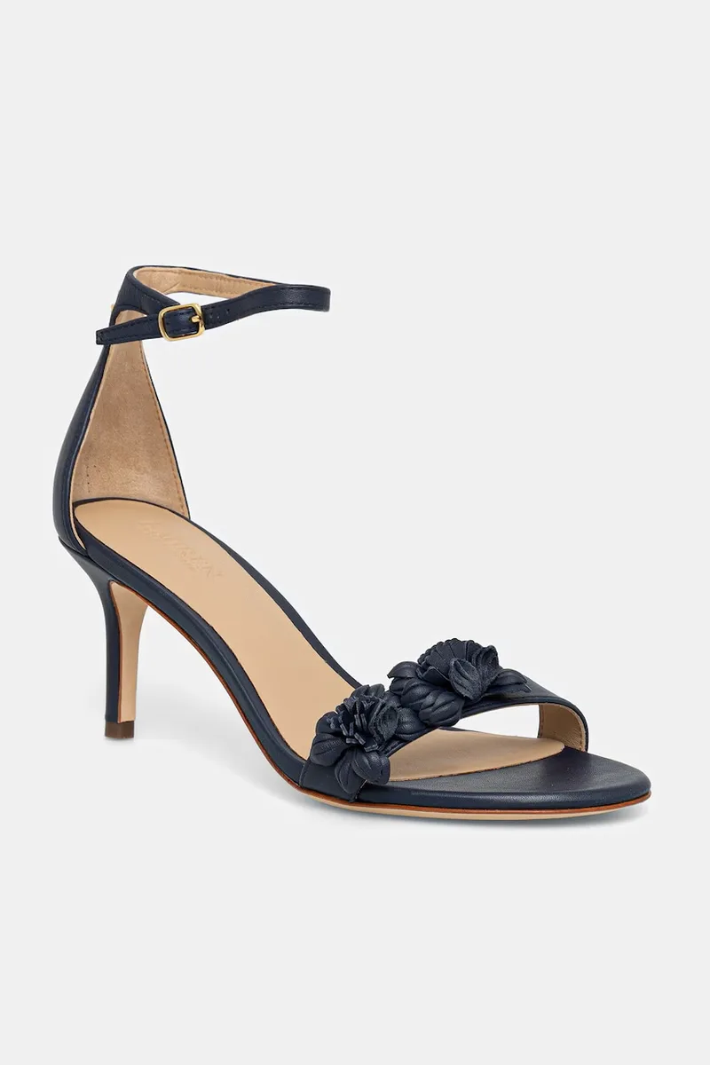 Lauren Ralph Lauren σανδάλια ψηλοτάκουνα δερμάτινα Allie M Flwr
