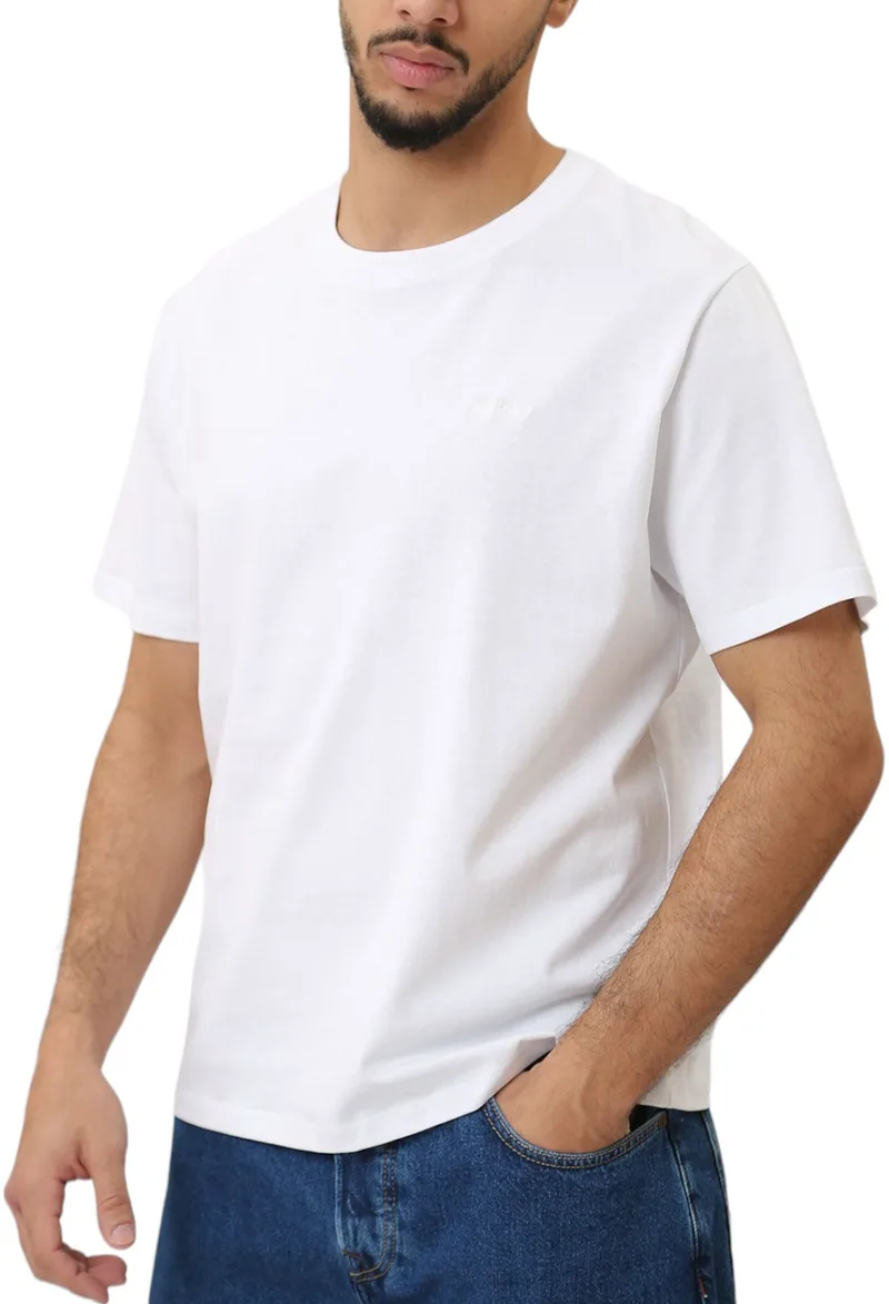Μπλούζα Κοντομάνικη Pepe Jeans Drop 0 Connor PM509206-800-WHITE Ανδρικό
